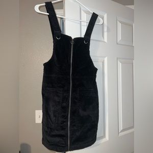 Black corduroy dress